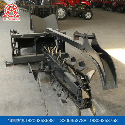 山东厂家生产农业大型悬挂开沟机 小型链条开购机 经久耐用