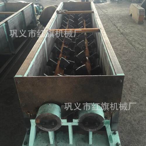 双轴螺旋搅拌机商用煤泥煤粉搅拌机新型卧式黏土双轴搅拌机