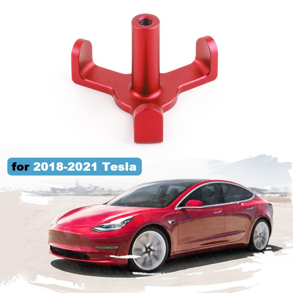 汽车铝合金后备箱挂钩行李箱杂货袋挂钩适用TeslaModel308-21