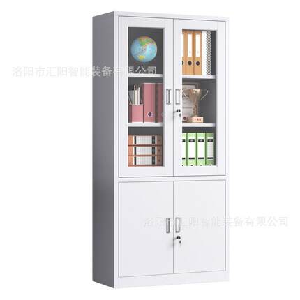 文件柜铁皮柜钢制办公柜矮柜带锁资料柜厂家直销收纳抽屉推拉矮柜