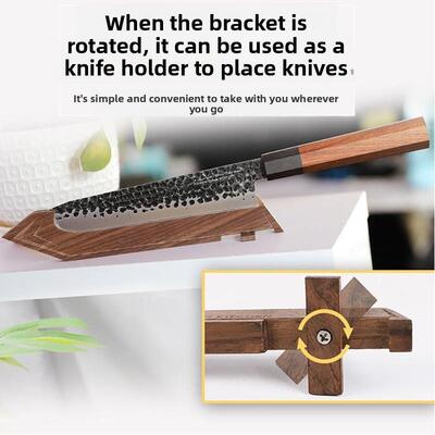 御生刀套装厨师刀鞘实木柳刃刺身刀壳专用刀套装胡桃柄刀架木制刀