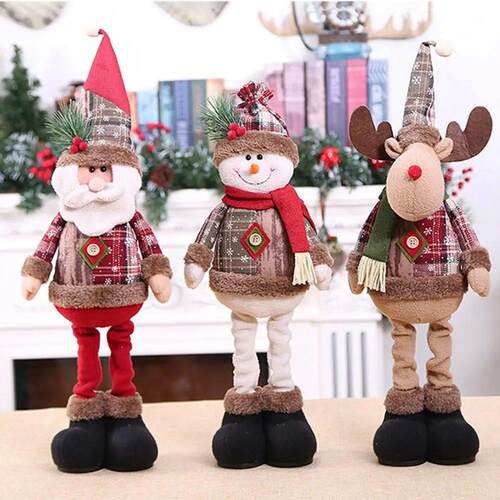 Telescopic Christmas Doll Merry Christmas Decorations For Ho