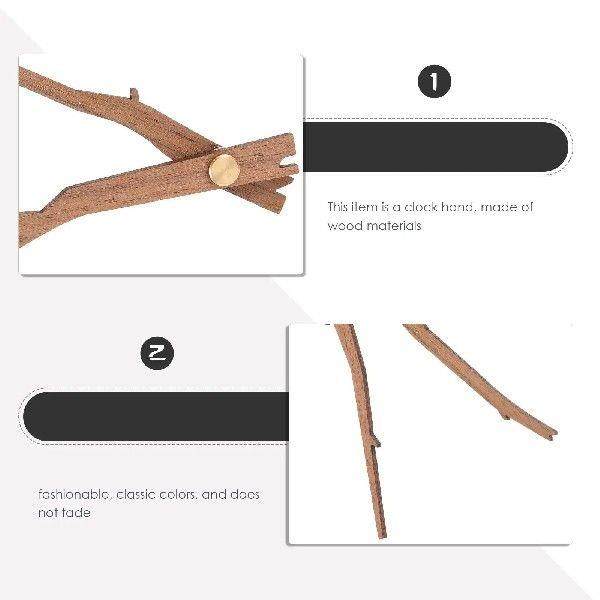 5 Sets Wooden Pointers 12 Inch Walnut Mechanism Replacement