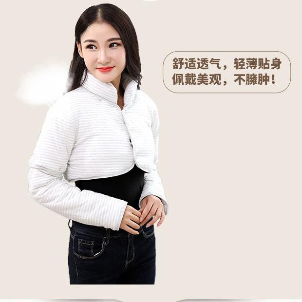 彩棉秋暖冬颈防冻新802款保睡觉坎肩护肘中老年坐月子肩周护膀肩