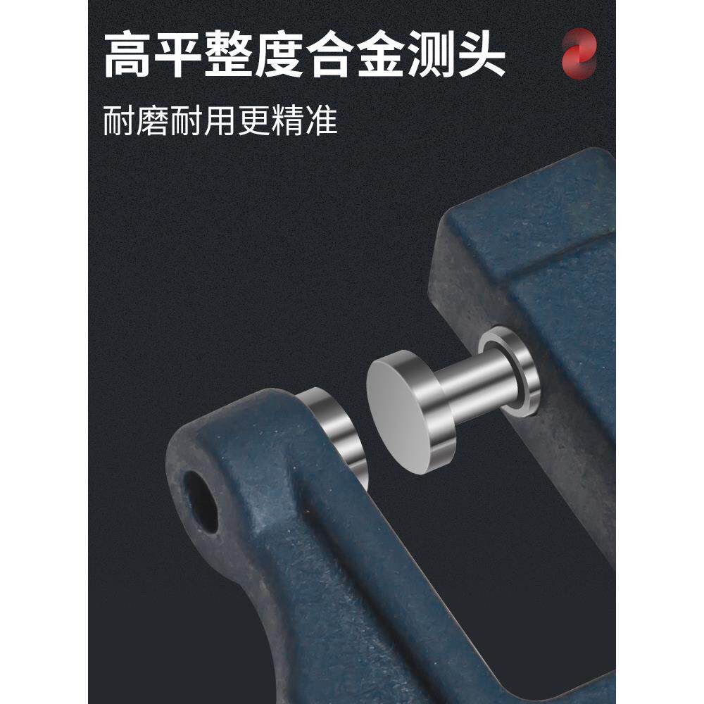 厚度测量仪高精度布料皮革纸张薄膜百分千分尺卡尺计规数显测厚仪