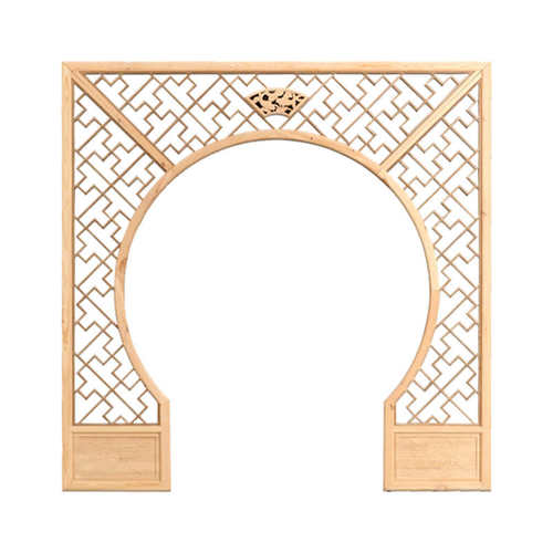 厂家木纹通铝墙造型弯铝板窗花铝拉红铝背景屏风网方隔断