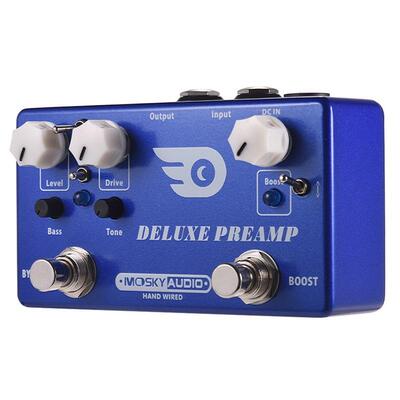 手工效果器 乐器吉他效果器 DELUXE PREAMP 过载 推子 厂家
