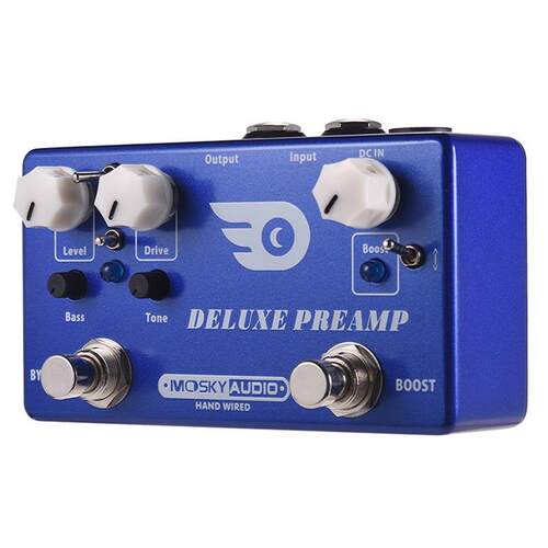 手工效果器 乐器吉他效果器 DELUXE PREAMP 过载 推子 厂家