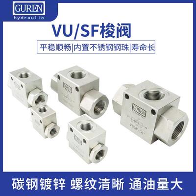 液压梭阀 马达制动阀 VUSF系列梭阀