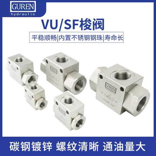 液压梭阀 马达制动阀 VUSF系列梭阀
