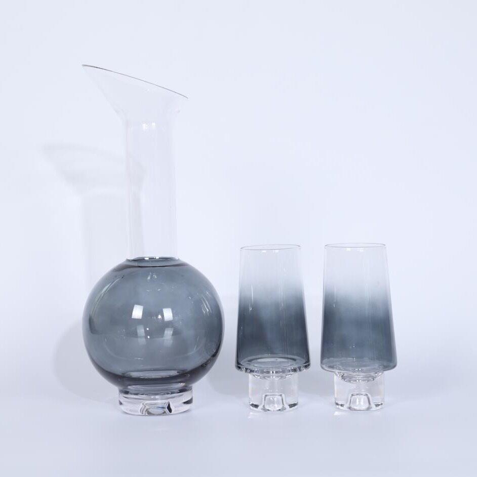 简约现斜嘴酒具玻璃酒杯样板房间家居吧台酒柜醒酒器餐桌面摆件