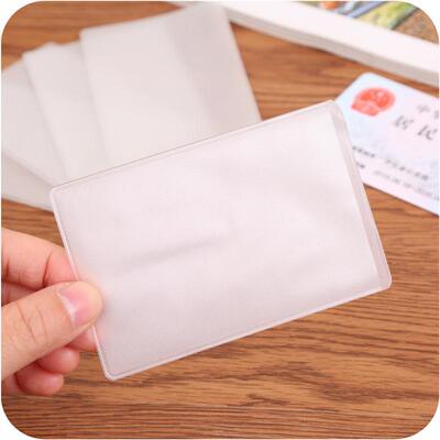Clear Frosted Anti-Magnetic Bank Card Sleeve IC Card Sleeve