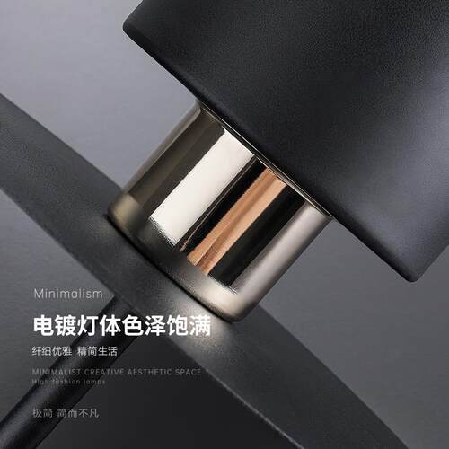 轻奢卧室厅步步登床头吊灯设现代饭简约创意计感网红新款餐吧台厅