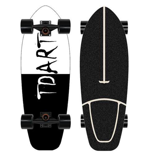 枫木小鱼板30寸成人刷街初学者四轮陆地冲浪滑板单翘板skateboard