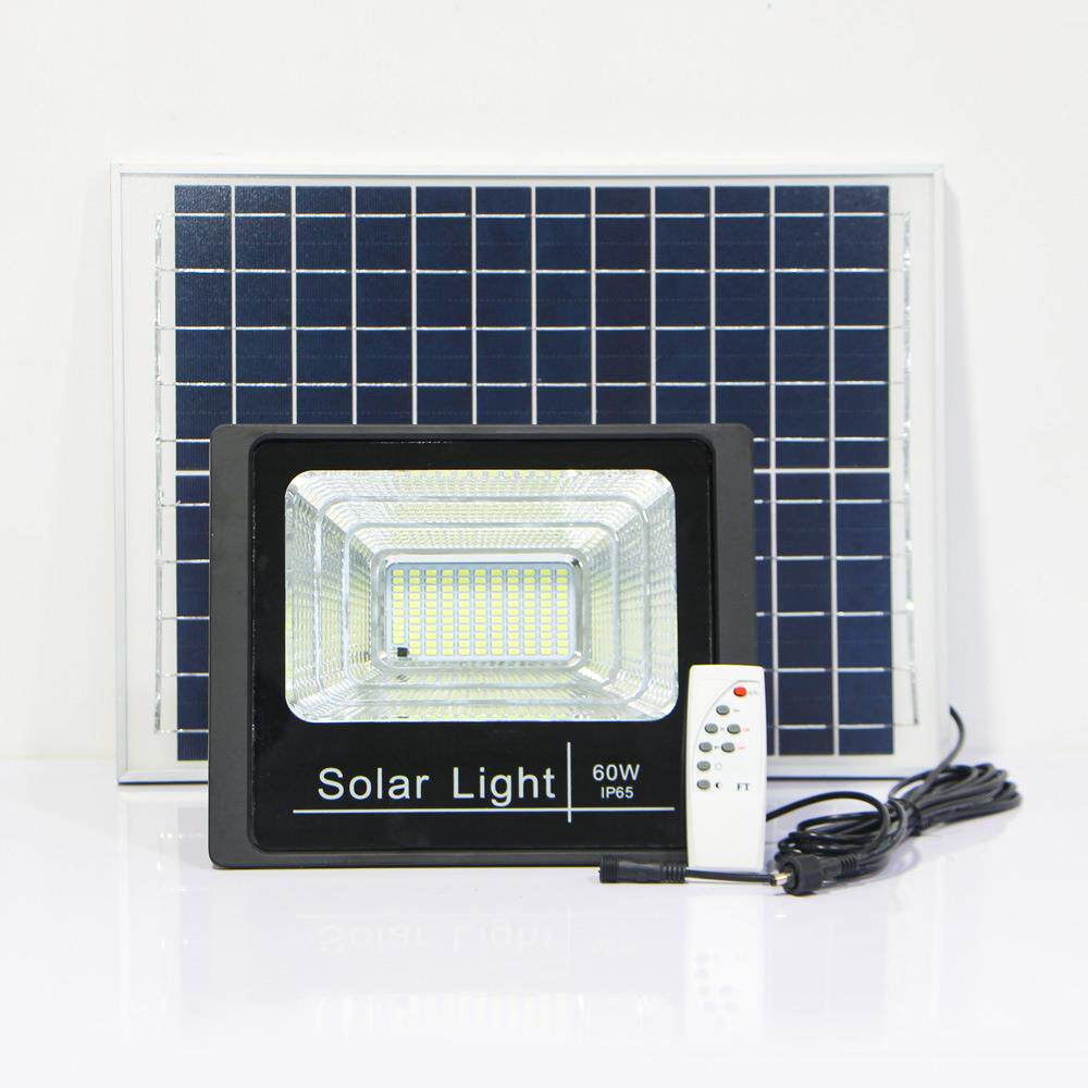 MIC新款室外100W太阳能庭院灯户外便携分体式带感应投光灯