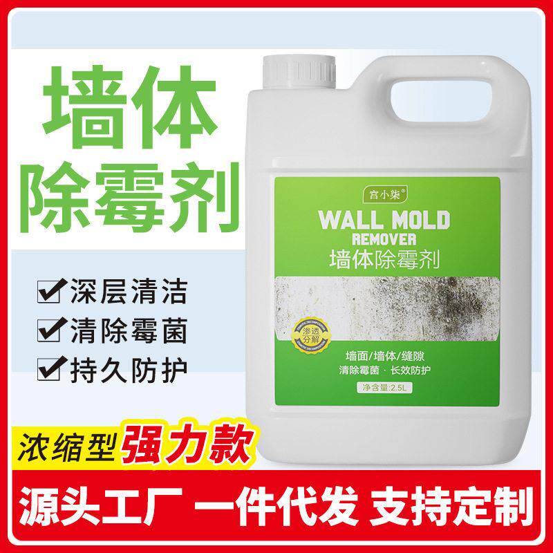 墙体除霉剂去墙壁发霉家用墙面防霉去霉斑霉菌清除剂白墙除霉剂
