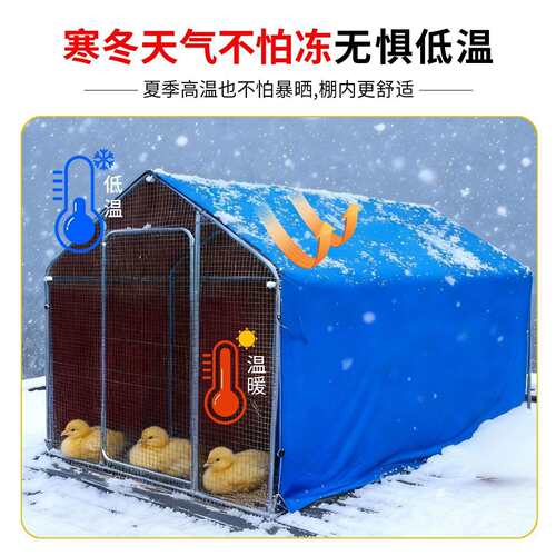 鸡棚鸡笼户外特大号家禽养殖兔笼防雨孔雀搭建鸽笼大型家用鸡舍