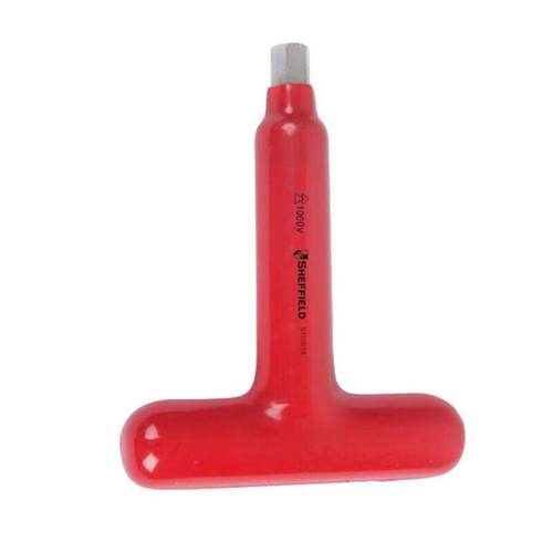 钢盾(SHEFFIELD)六浸塑型单色绝缘T型内角扳手*10mm28S无品牌/150