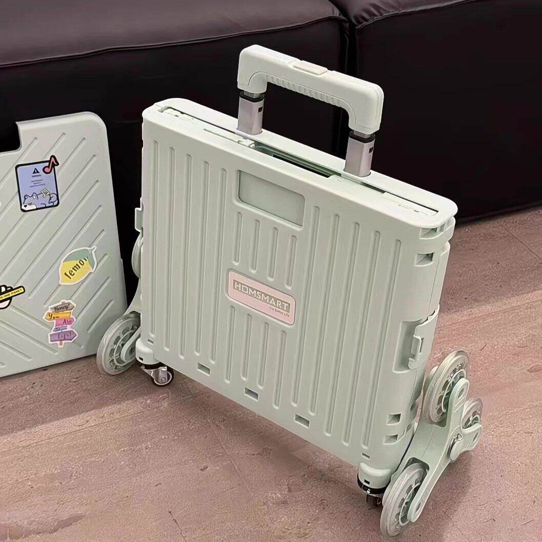 超轻便折叠小推车购物车带盖便携露营可爬楼多功能买菜快递小拉车
