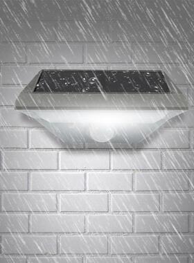 跨境太阳能灯家用18led户外灯防水人体感应灯壁灯过道农村庭院灯