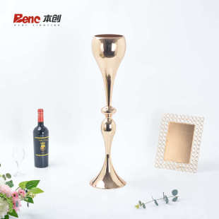 饰品欧式 婚庆道具路引美人鱼插花花器宴会主桌花瓶摆台家居装 摆件