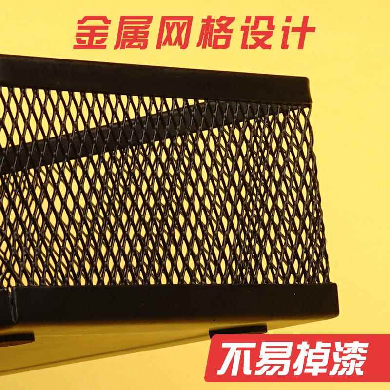 多功能金属笔筒大容量装笔放笔学生文具收纳摆件创意男生办公用云