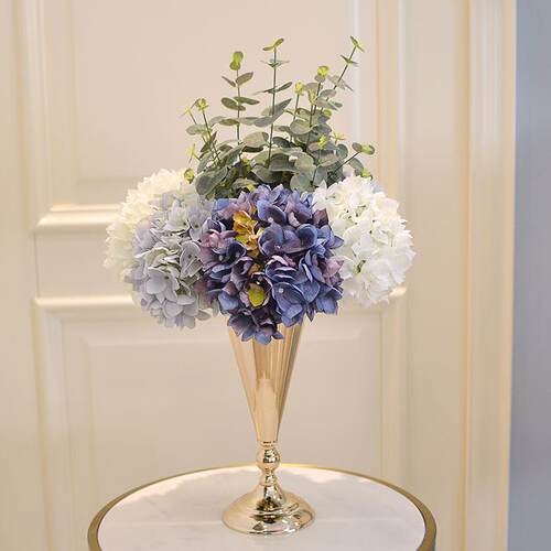 正品欧式美式粉紫色花花瓶组合套装艺摆家件 居客假厅样板房仿真