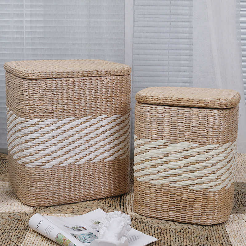 收纳蒲草凳结实批发质地 供应工厂坐凳手工纹路坐清晰箱收纳