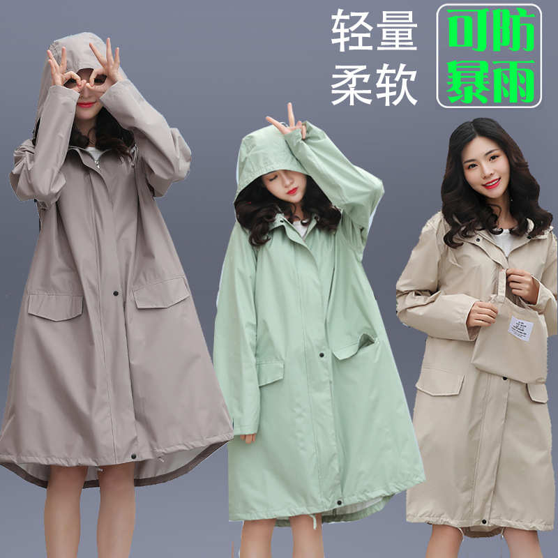 2025新款雨衣女中长款徒步便携防暴雨雨披男出口轻薄速干