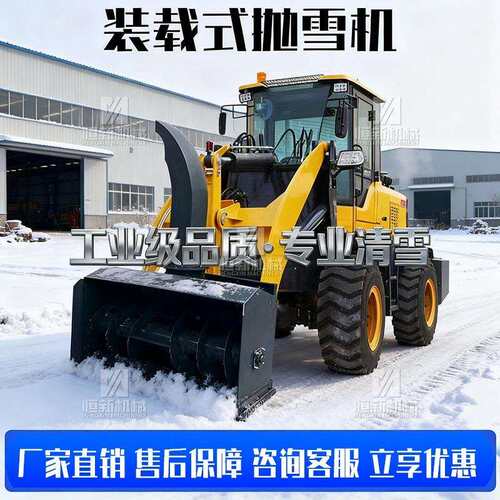 装载机式抛雪机除雪机清扫雪机大型环卫机械设备市政清雪机多功能