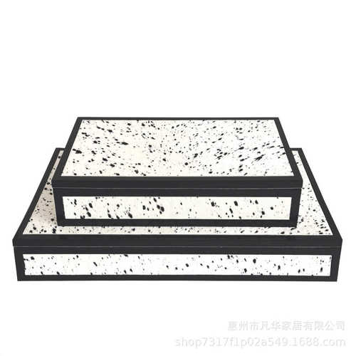 装饰品斑点客厅间收纳盒首饰盒马毛衣帽简约创意软卧室样板房现代