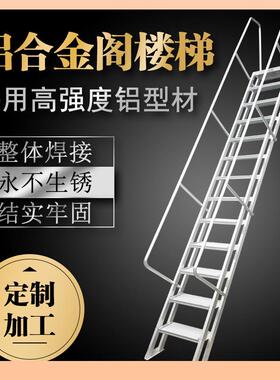 5金DJ直爬工程梯铝合户外楼顶梯扶梯折叠伸手缩加厚阁BHGL楼梯子