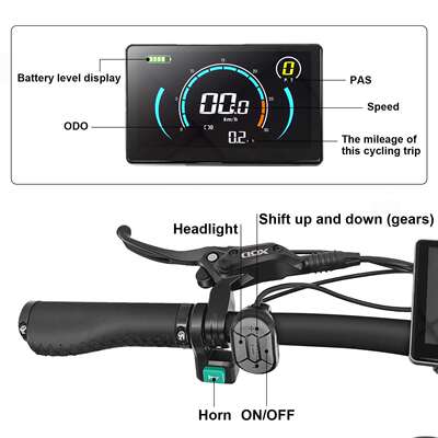 欧洲 电动自行车高续航高爬坡自行车雪地胖胎Ebike海外仓分销C94