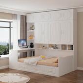 斯堪 纳维亚无障碍豪华榻榻米衣柜床集成小公寓组合床家用多功能