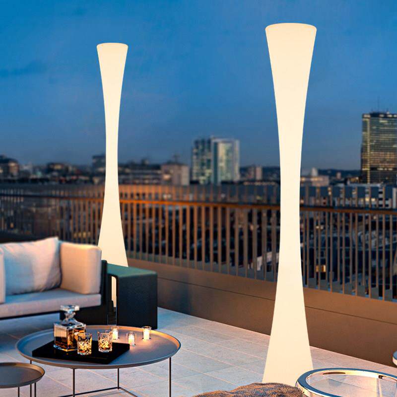 意大利户外小蛮腰落地灯太阳能庭院灯露台花园景观装饰草坪气氛灯