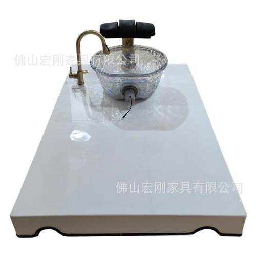 美沙龙沐套足大底座水晶盆沐足养装生足浴453带彩灯甲店泡脚盆组