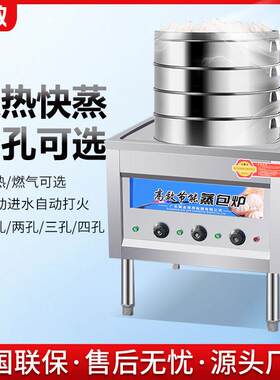 蒸包炉商用燃气电热蒸包子机全自动节能王蒸汽炉小笼包蒸锅肠粉炉