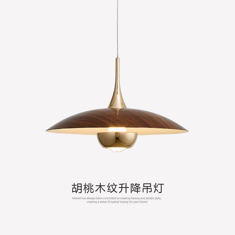 创意滑轮灯艺术床头伸缩吊灯极简餐厅升降吊灯北欧吧台咖啡厅吊灯