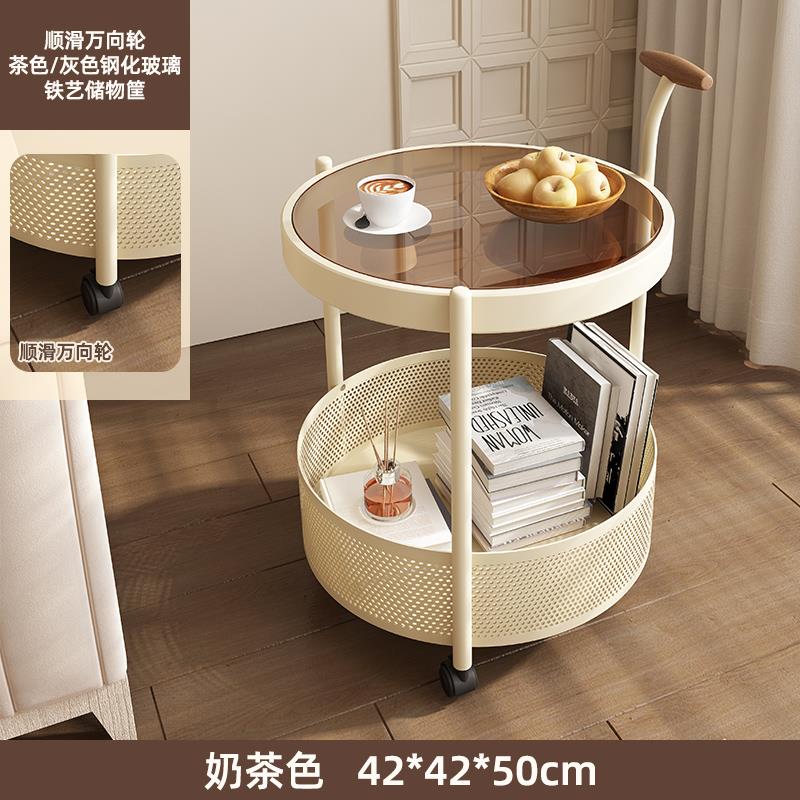 正品复中古古风可移动沙推发边几阳台小茶桌高床头侧边柜小茶几小