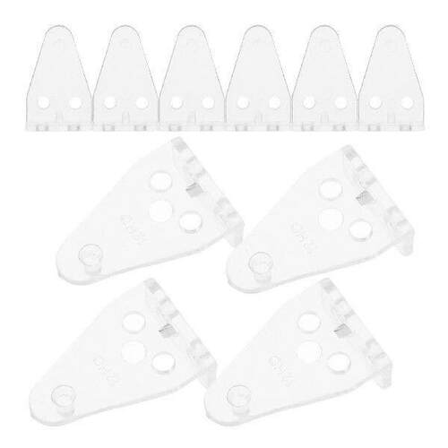 10 Pcs Clear Plastic Blinds Hold Down Bracket Safe Simple