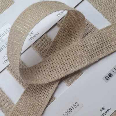 10~25mm亚麻细网带 1060152时尚清凉亚麻织带
