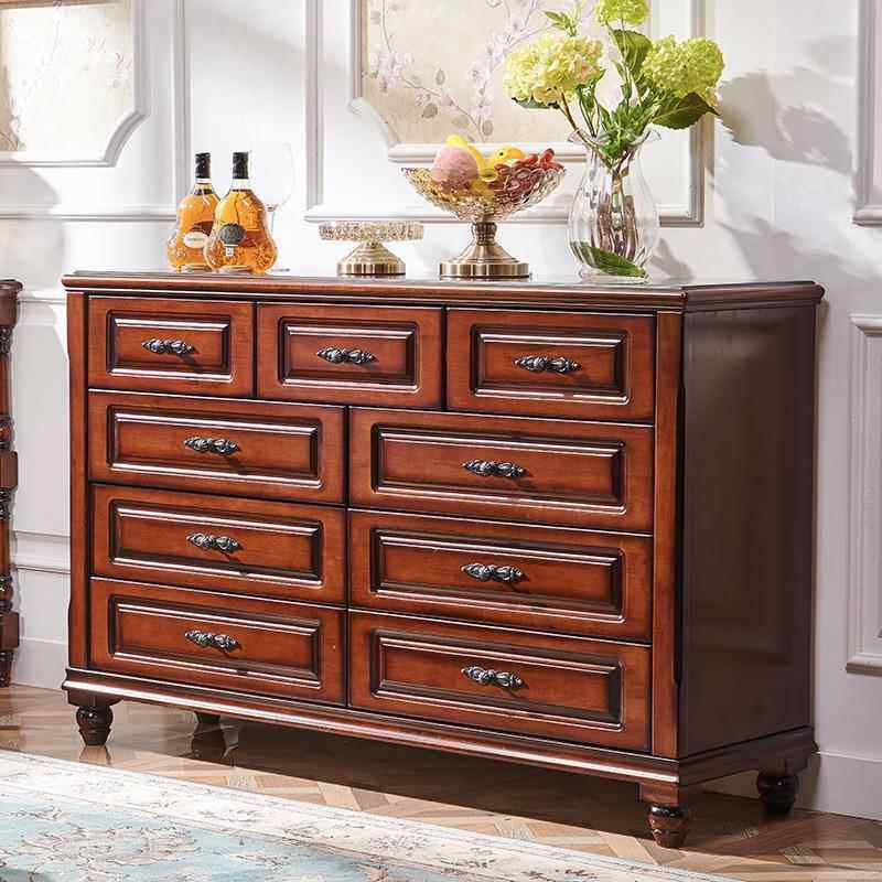 美乡村OTN三斗柜四斗斗五斗斗七九斗收纳储物大厅卧室式复古实木