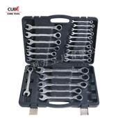 22套摇头件棘轮扳手呆活头棘轮手动手套装 CT122205动72扳齿固定塑