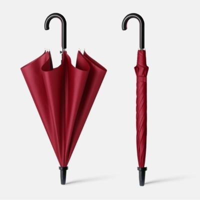 高档雨伞柄伞大抗风日系高颜值号女加固直杆简约双人16骨伞定制LO