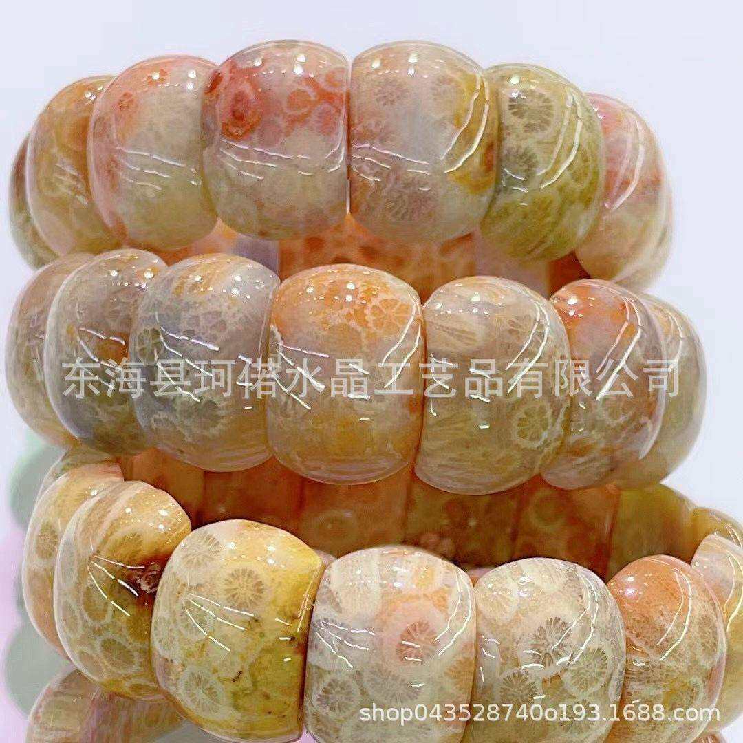 工厂直销高品质珊瑚玉手排摆件用于装饰