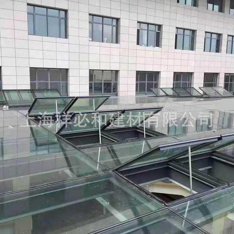 工厂直销雨水自动感应天窗屋顶地下室天窗玻璃阳光房采光通风天窗