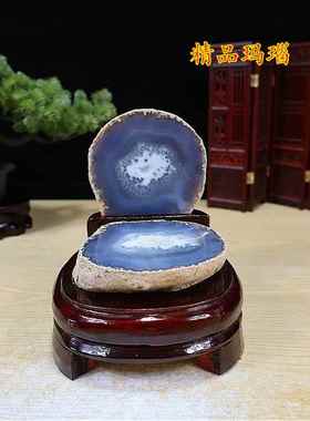 玛瑙聚宝盆原石饰品奇石天然观赏石雨花石彩色水晶洞镇屋幸运石