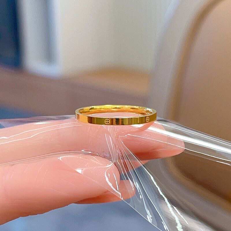 满天星细闪金色戒指女小众设计高级碎冰冰轻奢气质百搭个性食指环