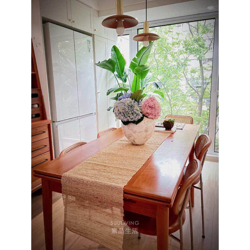 复古自然乡村中式禅意文艺亚麻苎麻手编织麻席茶席桌旗布艺术新品,居家布艺,桌旗,淘宝优惠券,粉丝福利购,淘宝优惠卷