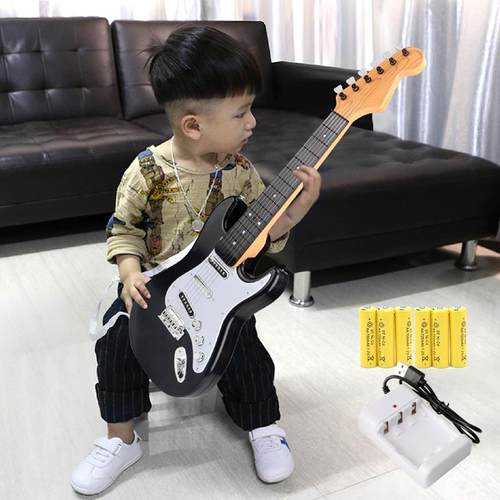 正品儿童大号可充电弹奏男女乐孩真尤克里电里子彷吉他玩具音初学